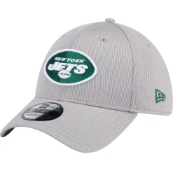 New York Jets Flex^Men's New Era Gray Active 39THIRTY Flex Hat