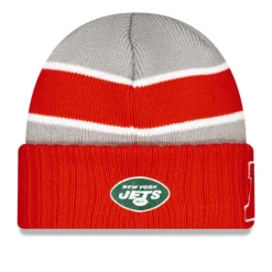 New York Jets Knit^Men's New Era Gray 2024 NFL Pro Bowl Cuffed Knit Hat