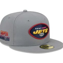New York Jets Fitted^Men's New Era Gray Color Pack 59FIFTY Fitted Hat