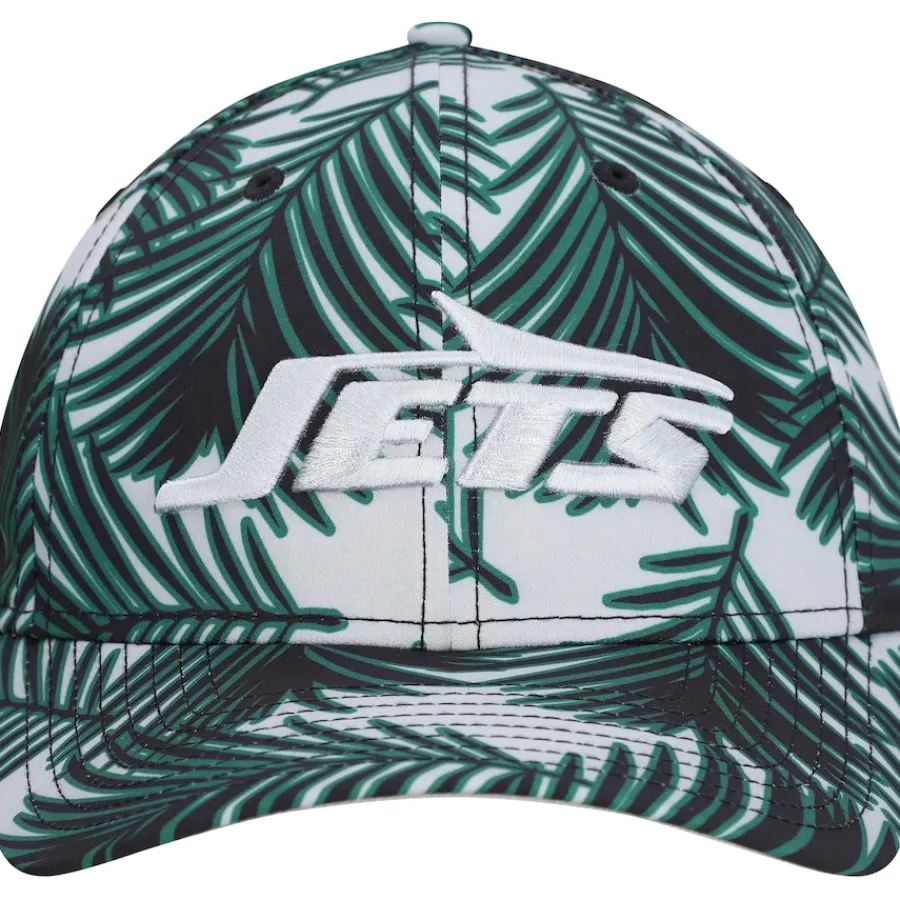 New York Jets Flex^Men's New Era Gray Palms 39THIRTY Flex Hat