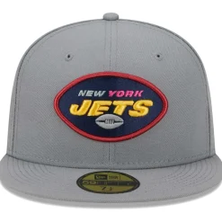 New York Jets Fitted^Men's New Era Gray Color Pack 59FIFTY Fitted Hat