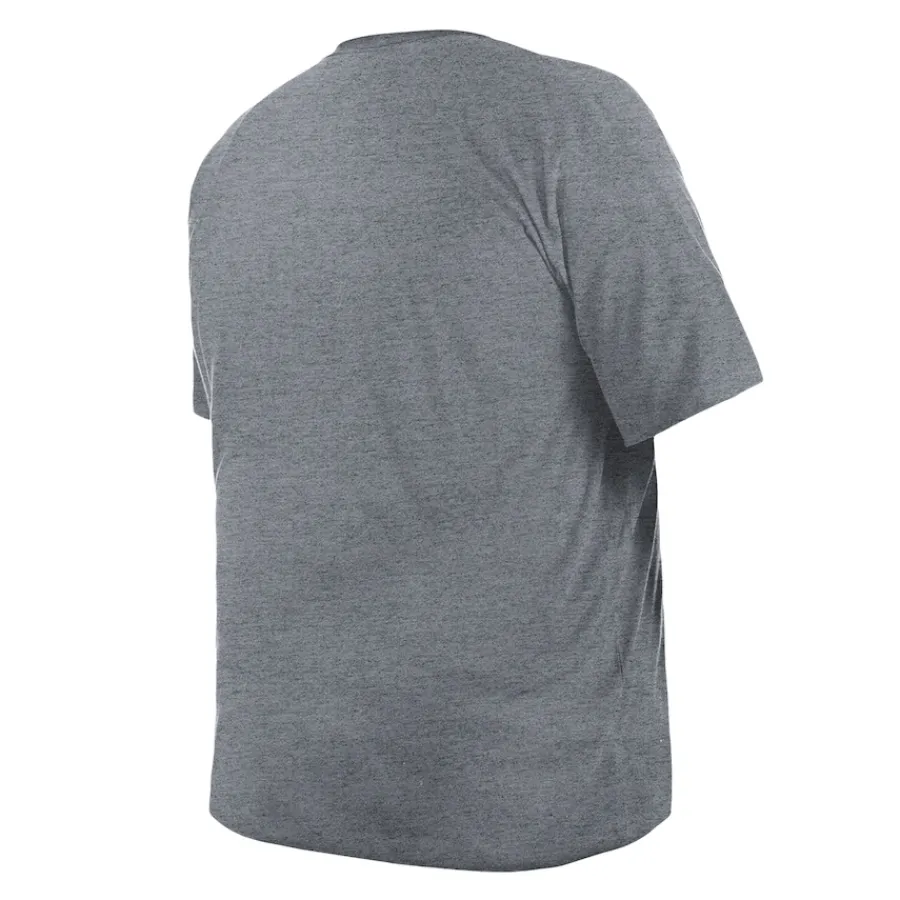 New York Jets Big & Tall^Men's New Era Gray Big & Tall Helmet Historic Mark T-Shirt