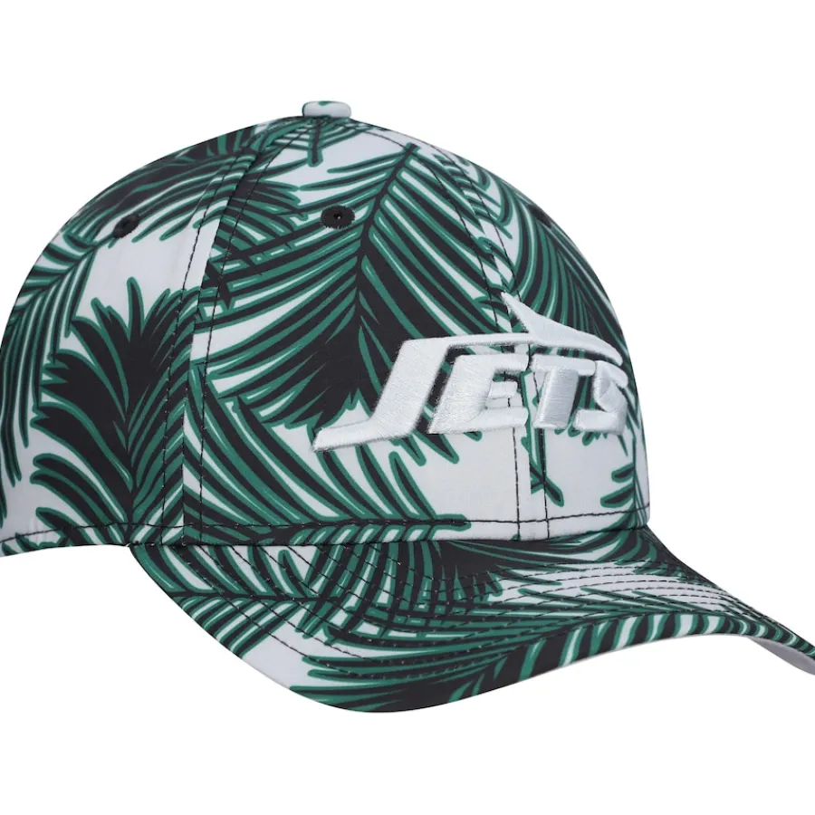 New York Jets Flex^Men's New Era Gray Palms 39THIRTY Flex Hat