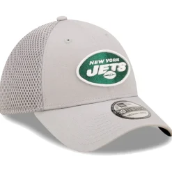 New York Jets Flex^Men's New Era Gray Team Neo 39THIRTY Flex Hat