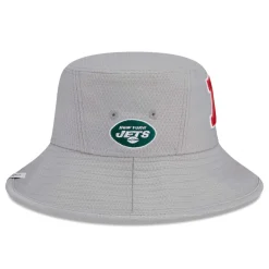 New York Jets Bucket^Men's New Era Gray 2024 Pro Bowl Bucket Hat