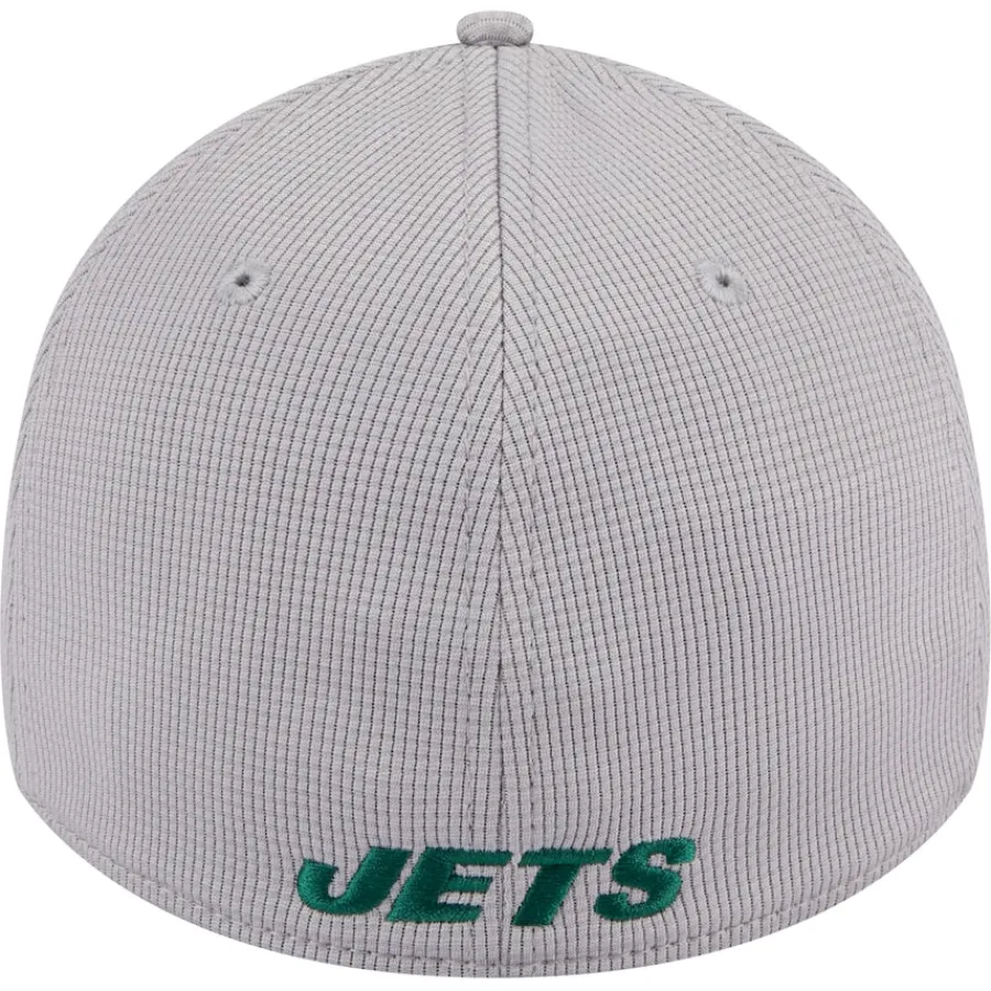 New York Jets Flex^Men's New Era Gray Active 39THIRTY Flex Hat