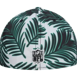 New York Jets Flex^Men's New Era Gray Palms 39THIRTY Flex Hat