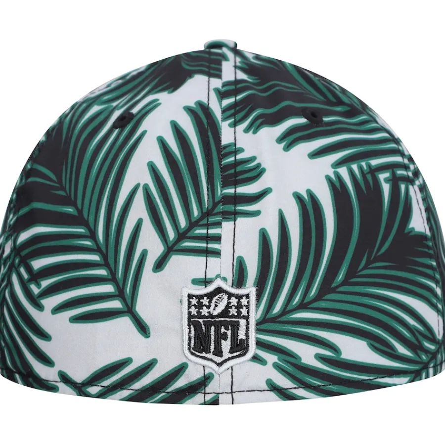New York Jets Flex^Men's New Era Gray Palms 39THIRTY Flex Hat