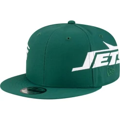 New York Jets Snapback^Men's New Era Green Helmet 9FIFTY Snapback Hat