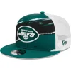 New York Jets Snapback^Men's New Era Green Tear Trucker 9FIFTY Snapback Hat