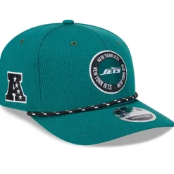 New York Jets Hats | Men^Men's New Era Green 2024 Sideline 9SEVENTY Stretch-Snap Hat