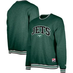 New York Jets Sweatshirts & Fleece | Men^Men's New Era Green Pullover Sweatshirt