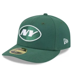 New York Jets Fitted^Men's New Era Green Omaha Low Profile 59FIFTY Fitted Hat
