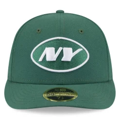 New York Jets Fitted^Men's New Era Green Omaha Low Profile 59FIFTY Fitted Hat