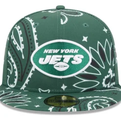 New York Jets Fitted^Men's New Era Green Paisley 59FIFTY Fitted Hat