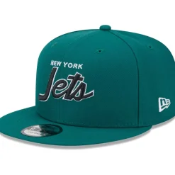 New York Jets Snapback^Men's New Era Green Main Script 9FIFTY Snapback Hat