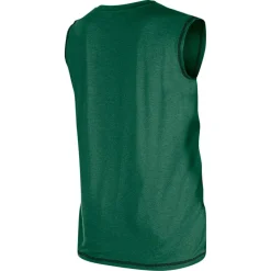 New York Jets Tank Tops^Men's New Era Green Tank Top