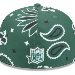 New York Jets Fitted^Men's New Era Green Paisley 59FIFTY Fitted Hat
