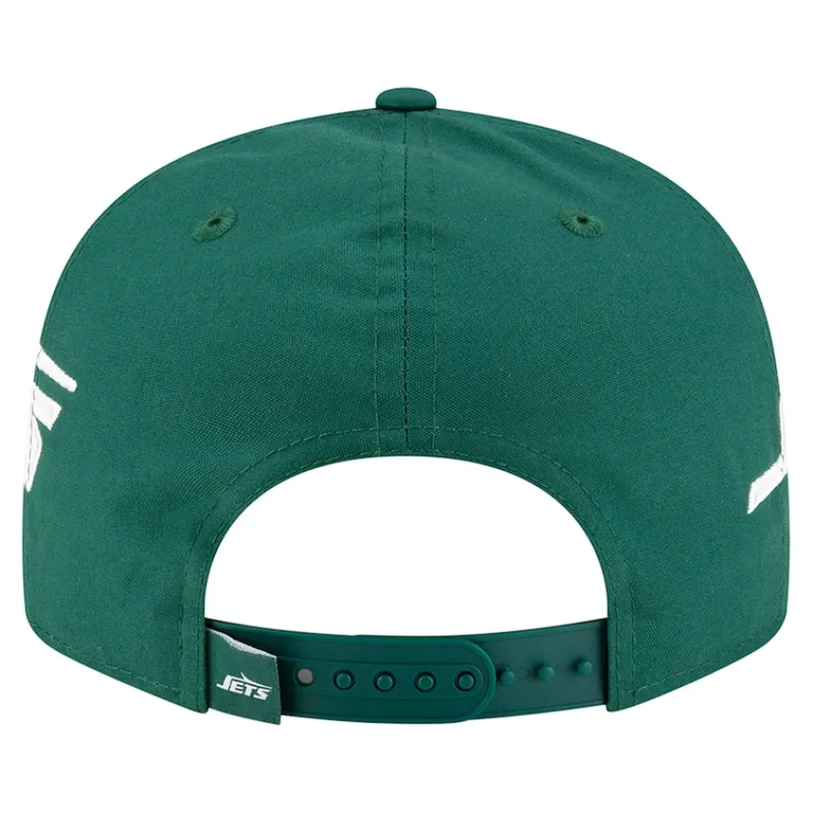 New York Jets Snapback^Men's New Era Green Helmet 9FIFTY Snapback Hat