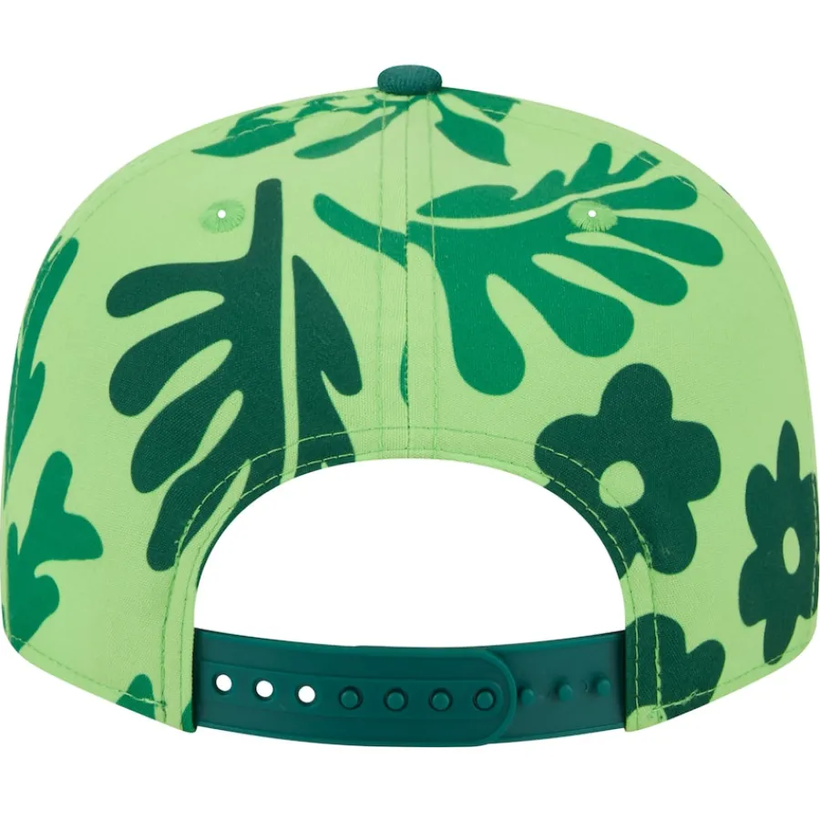 New York Jets Snapback^Men's New Era Light Green Leafy 9FIFTY Snapback Hat