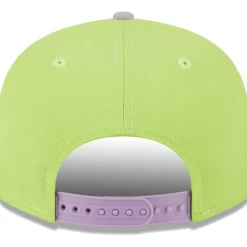 New York Jets Snapback^Men's New Era Neon Green/Lavender Two-Tone Color Pack 9FIFTY Snapback Hat