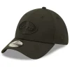 New York Jets Flex^Men's New Era Black On Black 39THIRTY Flex Hat
