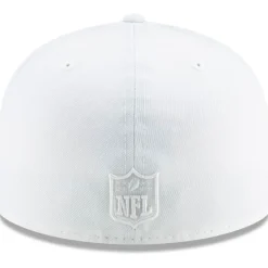 New York Jets Fitted^Men's New Era White On White 59FIFTY Fitted Hat
