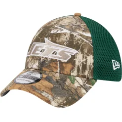 New York Jets Flex^Men's New Era Realtree Camo/Green Active 39THIRTY Flex Hat