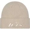 New York Jets Hats | Men^Men's New Era Stone Color Pack Cuffed Knit Hat