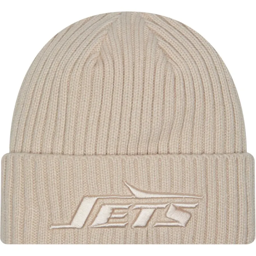 New York Jets Hats | Men^Men's New Era Stone Color Pack Cuffed Knit Hat
