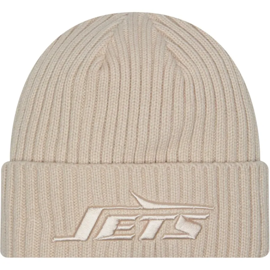 New York Jets Hats | Men^Men's New Era Stone Color Pack Cuffed Knit Hat