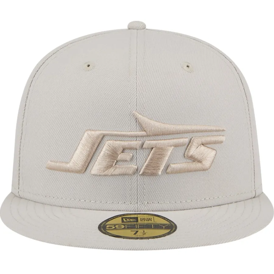 New York Jets Fitted^Men's New Era Stone Color Pack 59FIFTY Fitted Hat