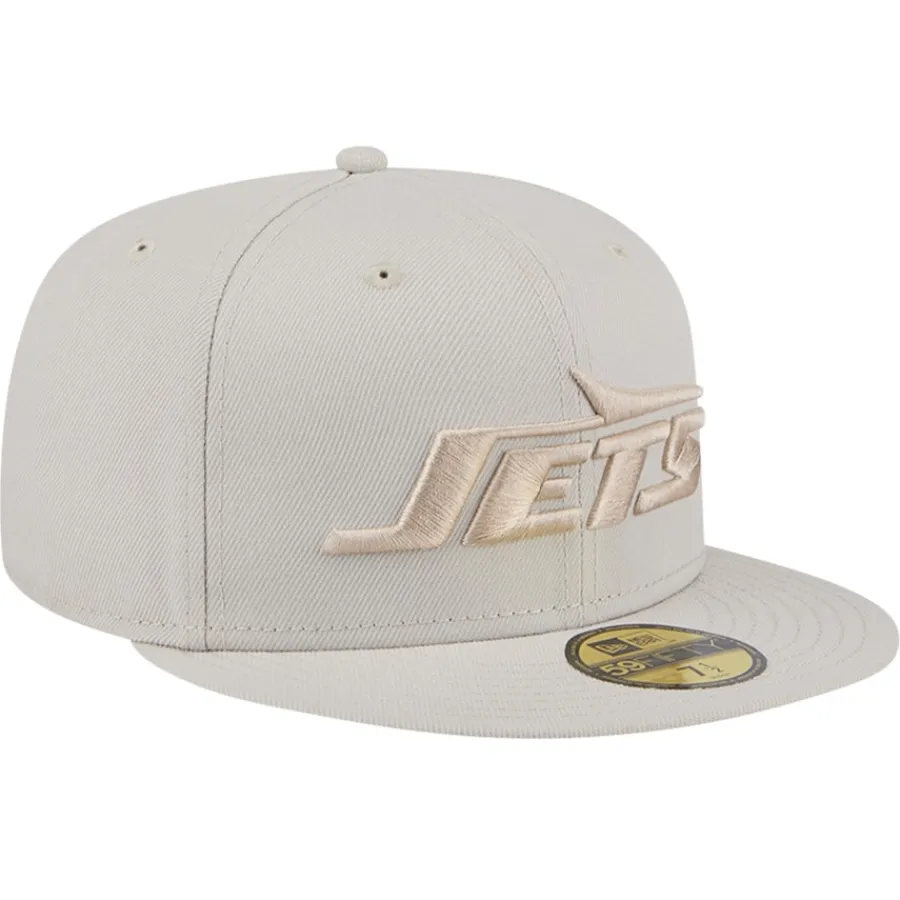 New York Jets Fitted^Men's New Era Stone Color Pack 59FIFTY Fitted Hat