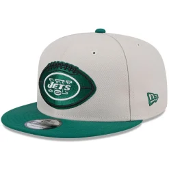 New York Jets Snapback^Men's New Era Stone/Green 2024 Sideline Historic 9FIFTY Snapback Hat