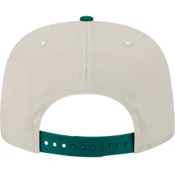 New York Jets Snapback^Men's New Era Stone/Green Athletic Golfer Snapback Hat