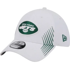 New York Jets Flex^Men's New Era White Active 39THIRTY Flex Hat