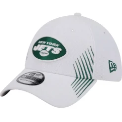 New York Jets Flex^Men's New Era White Active 39THIRTY Flex Hat