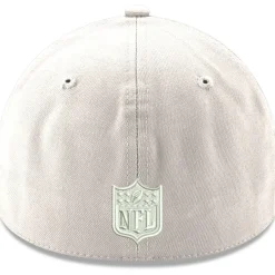 New York Jets Flex^Men's New Era White Throwback Wordmark Iced II 39THIRTY Flex Hat