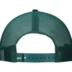 New York Jets Snapback^Men's New Era White/Green Distressed 9FIFTY A-Frame Snapback Hat