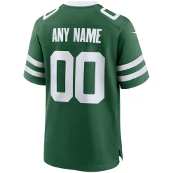 New York Jets Jerseys | Men^Men's Nike Legacy Green Custom Game Jersey