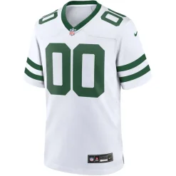 New York Jets Jerseys | Men^Men's Nike Legacy White Custom Game Jersey