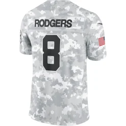 New York Jets Jerseys | Men^Men's Nike Aaron Rodgers Arctic Camo 2024 Salute To Service Limited Jersey
