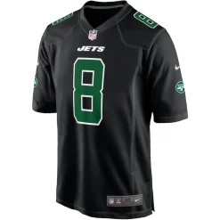 New York Jets Jerseys | Men^Men's Nike Aaron Rodgers Black Fashion Game Jersey