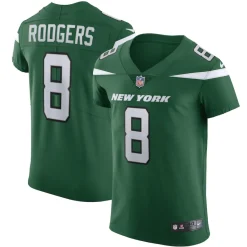 New York Jets Jerseys | Men^Men's Nike Aaron Rodgers Gotham Green Alternate Vapor F.U.S.E. Elite Jersey