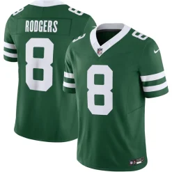 New York Jets Jerseys | Men^Men's Nike Aaron Rodgers Legacy Green Vapor F.U.S.E. Limited Jersey