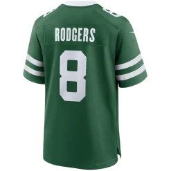 New York Jets Jerseys | Men^Men's Nike Aaron Rodgers Legacy Green Game Jersey