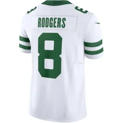 New York Jets Jerseys | Men^Men's Nike Aaron Rodgers Legacy White Vapor F.U.S.E. Limited Jersey