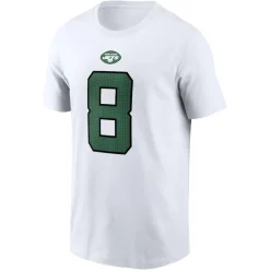 New York Jets T-Shirts | Men^Men's Nike Aaron Rodgers White Player Name & Number T-Shirt