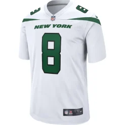New York Jets Jerseys | Men^Men's Nike Aaron Rodgers White Game Jersey