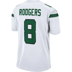 New York Jets Jerseys | Men^Men's Nike Aaron Rodgers White Game Jersey
